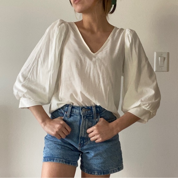 A New Day White Puff Sleeve - Picture 1 of 5